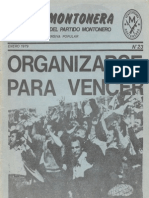Revista Evita Montonera. Buenos Aires, Nª 23, Mayo, 1979
