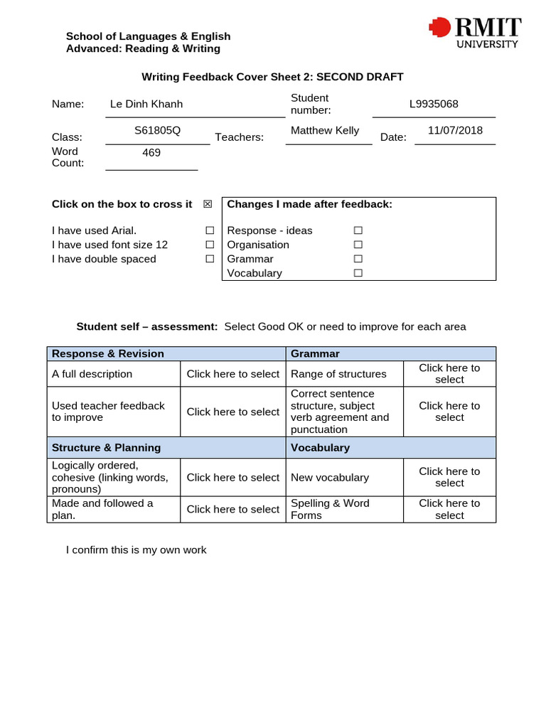 Le Dinh Khanh- L9935068- Writing Task 2 Final Draft | PDF | Libraries ...