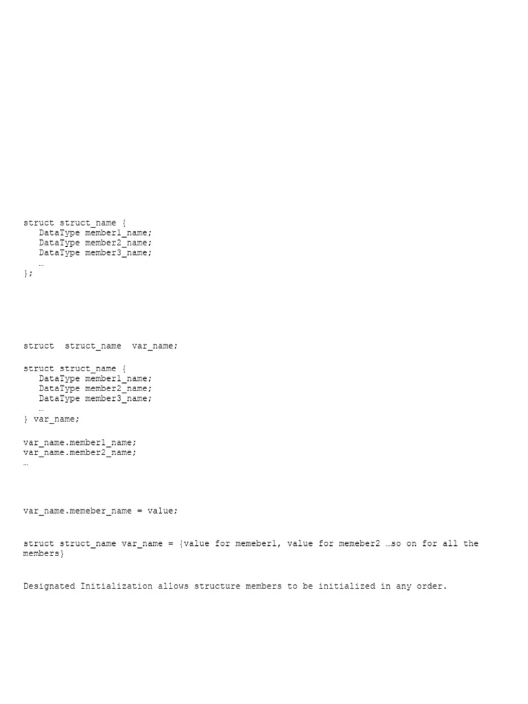 Understanding Structures in C Programming | PDF