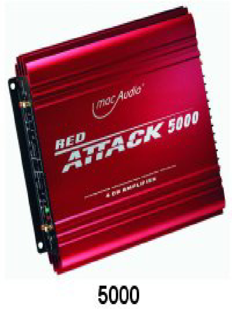 Macaudio Red Attack 5000 | PDF