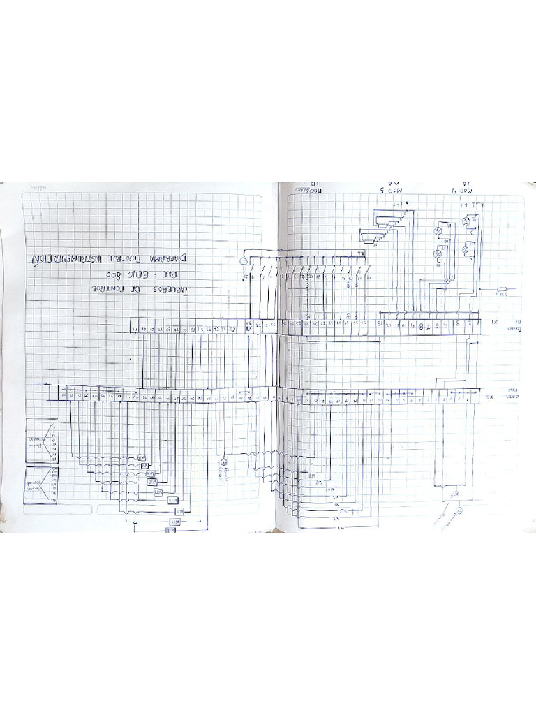 Diagrama de Control Instrumentacion PLC - Geho 800 | PDF