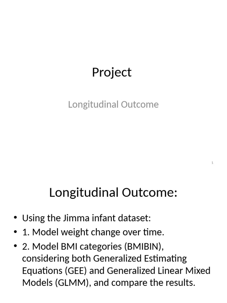 Longitudinal Analysis of Infant Growth Patterns | PDF | Dependent And ...
