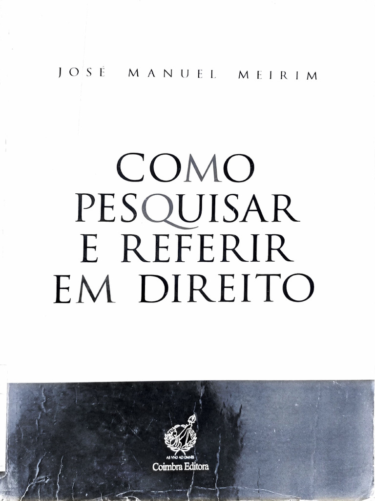 Como Pesquisar e Referir em Direito | PDF