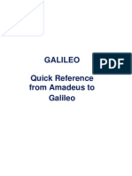 Quick Reference From Amadeus To Galileo