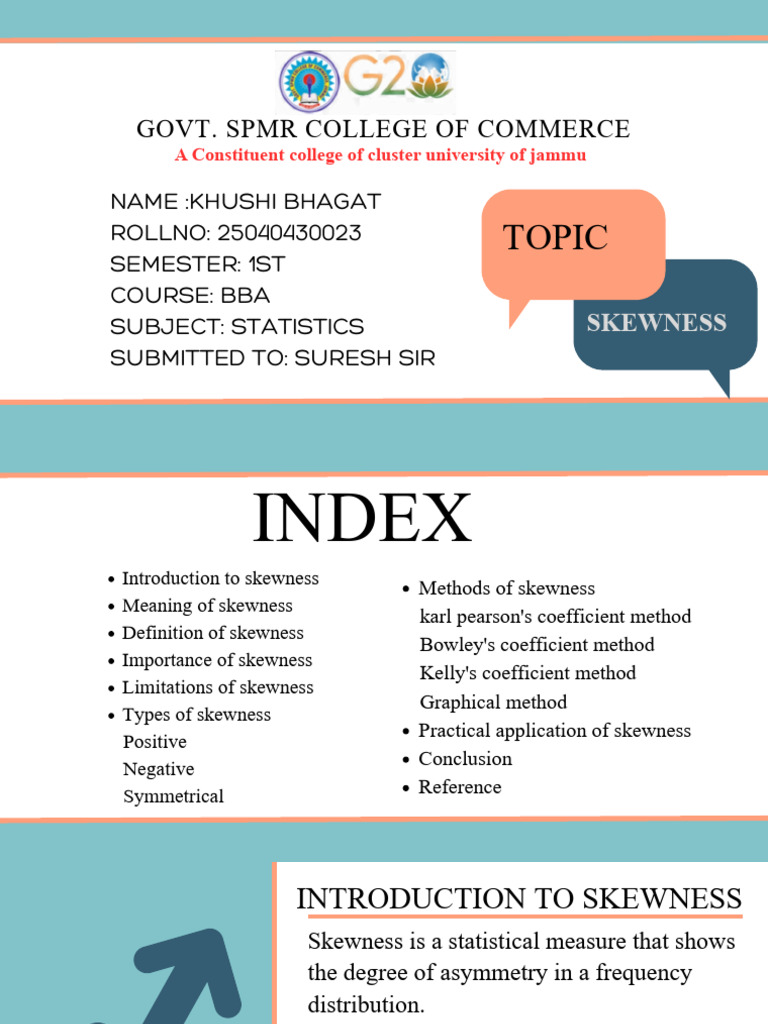 Understanding Skewness in Statistics | PDF | Skewness | Statistics
