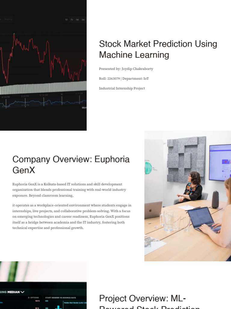 ML Stock Price Prediction Project | PDF | Mean Squared Error | Applied ...