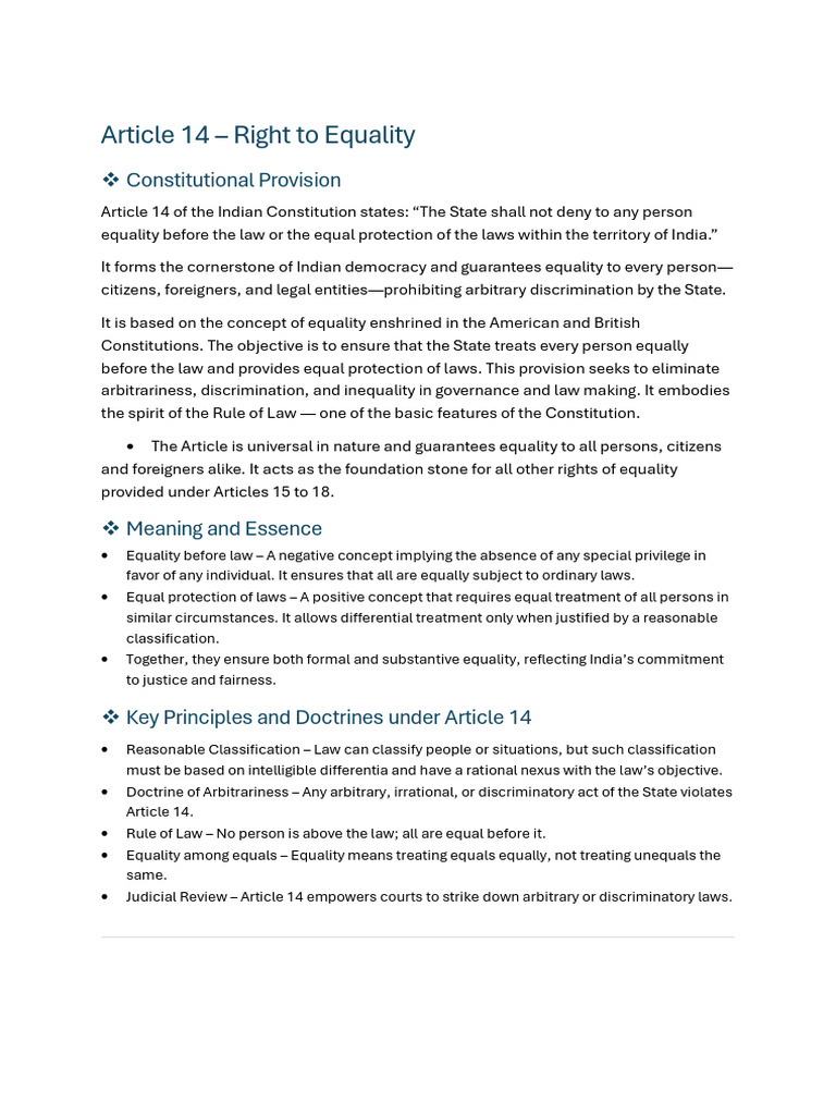 Indian Government and Politics (Assignment) | PDF | Equal Opportunity ...