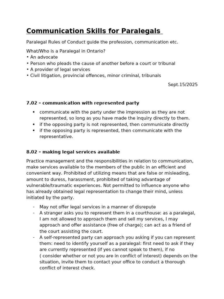Effective Communication for Paralegals | PDF | Bias | Paralegal
