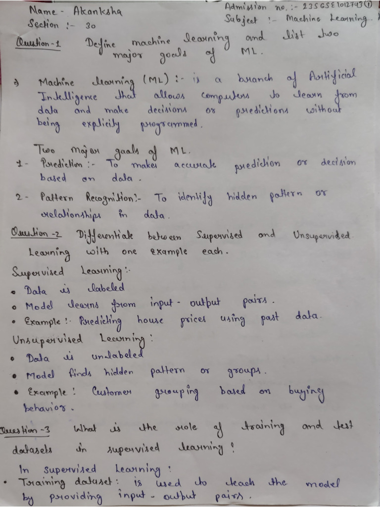 Machine Learning Assignment | PDF