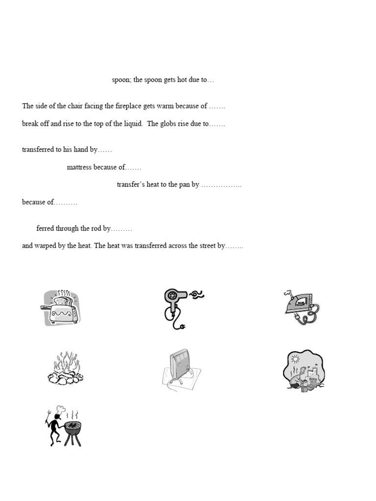 Heat Transfer Methods Worksheet | PDF | Heat Transfer | Heat