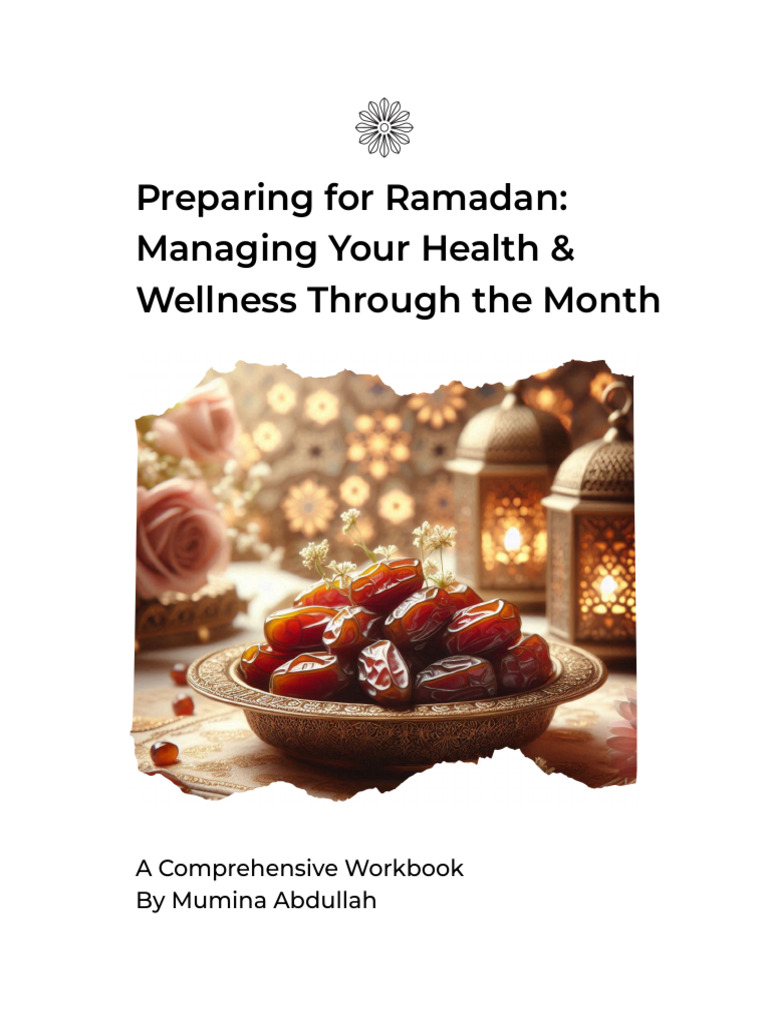 Ramadan Health & Wellness Workbook | PDF | Ramadan | Foods