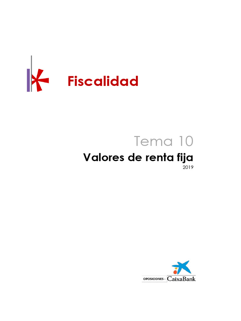 Valores de renta fija | PDF | Renta Fija | Deuda gubernamental