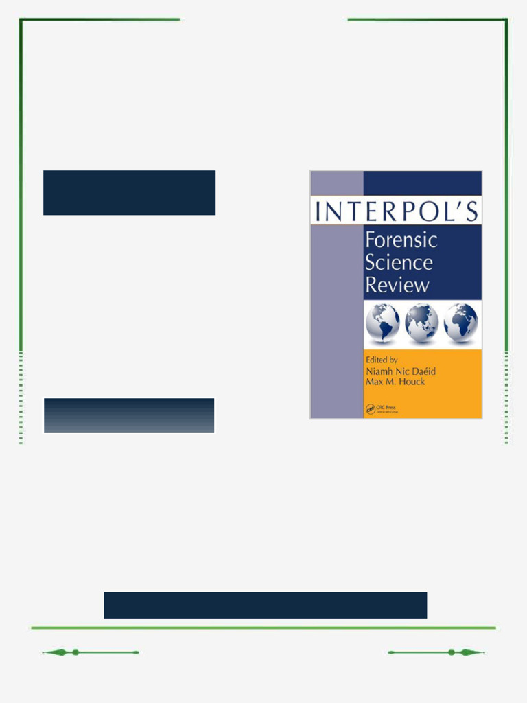 Interpol s Forensic Science Review 1st Edition Niamh Nic Daeid ebook ...