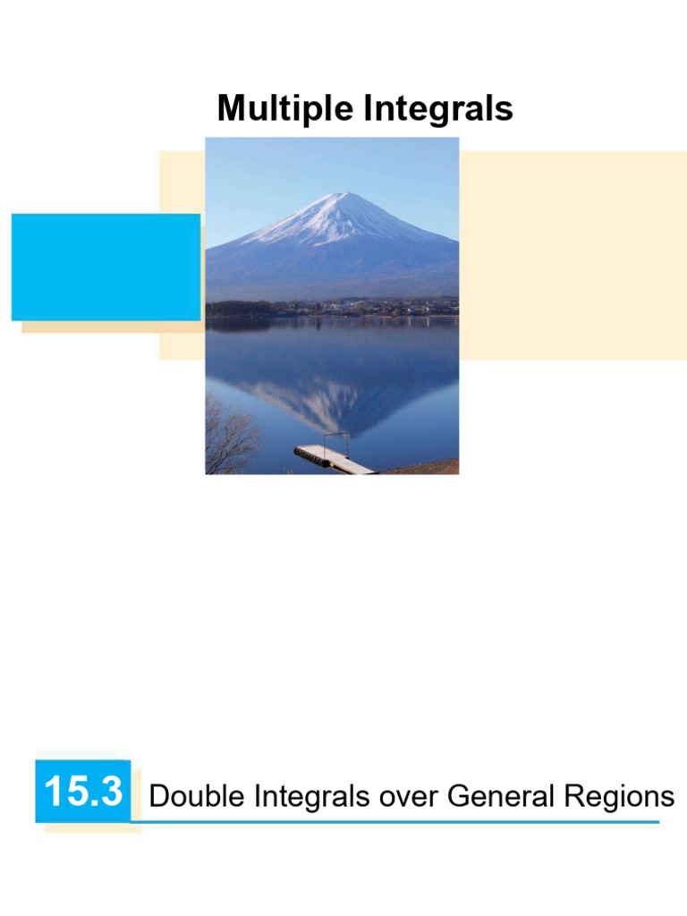multiple integral | PDF | Integral | Function (Mathematics)