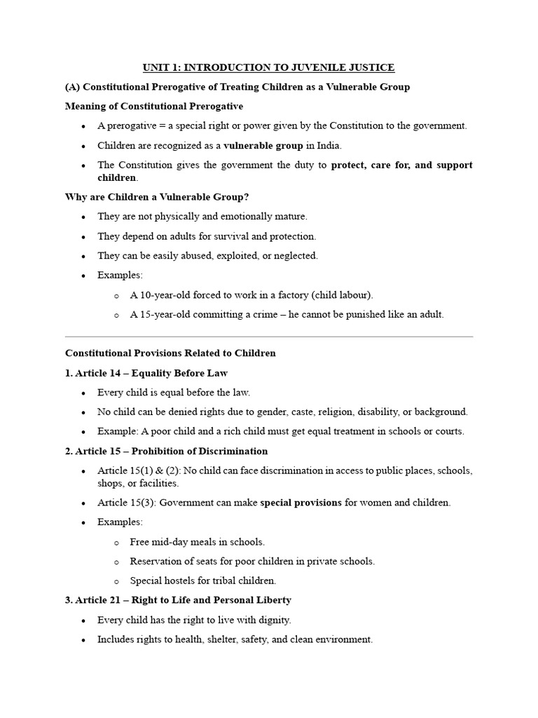 Juvenile Justice System in India Explained | PDF | Juvenile Court ...