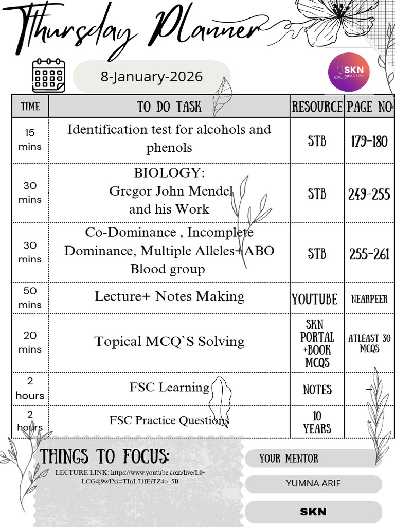 Thursday | PDF