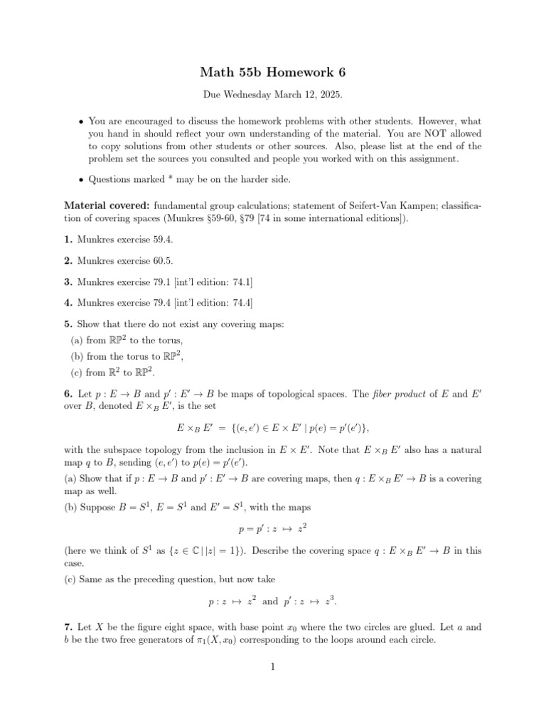 hw6 | PDF | Abstract Algebra | Mathematical Concepts