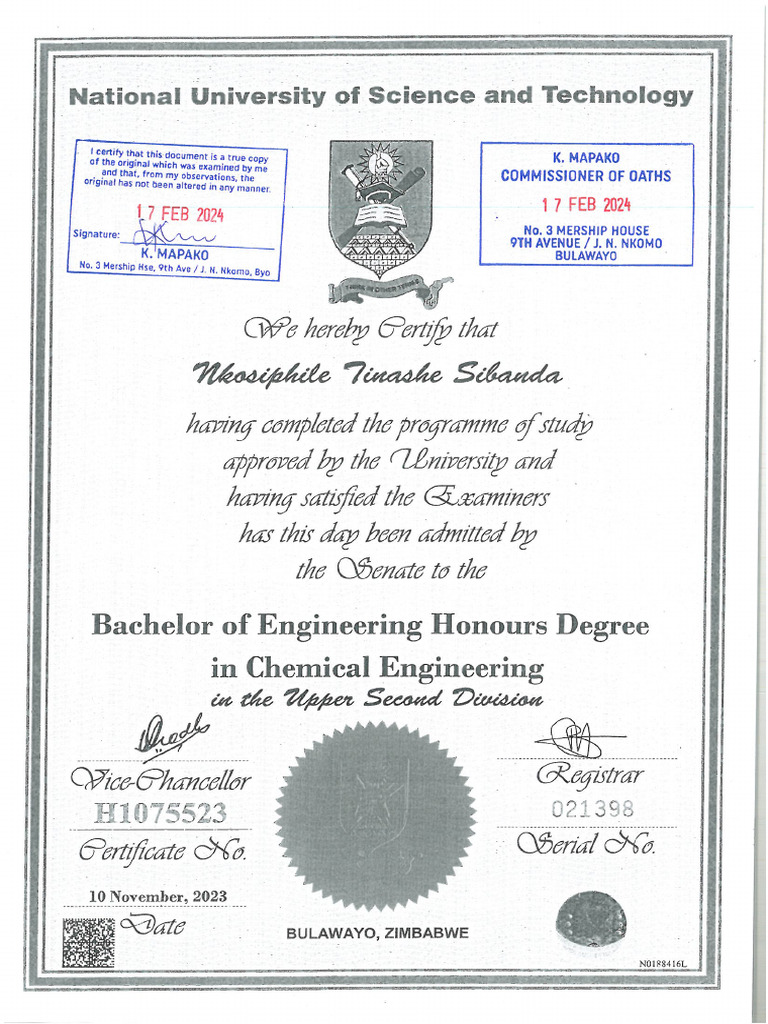 Academic & Professional Qualifications | PDF