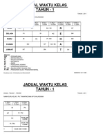 Siti Zulaikha-Jadual Waktu SKTBM