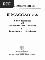 J. Goldstein - II Maccabees