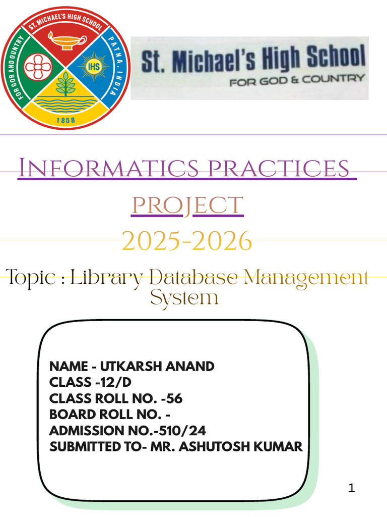 Library Database Management Project 2025 | PDF | Software Development ...