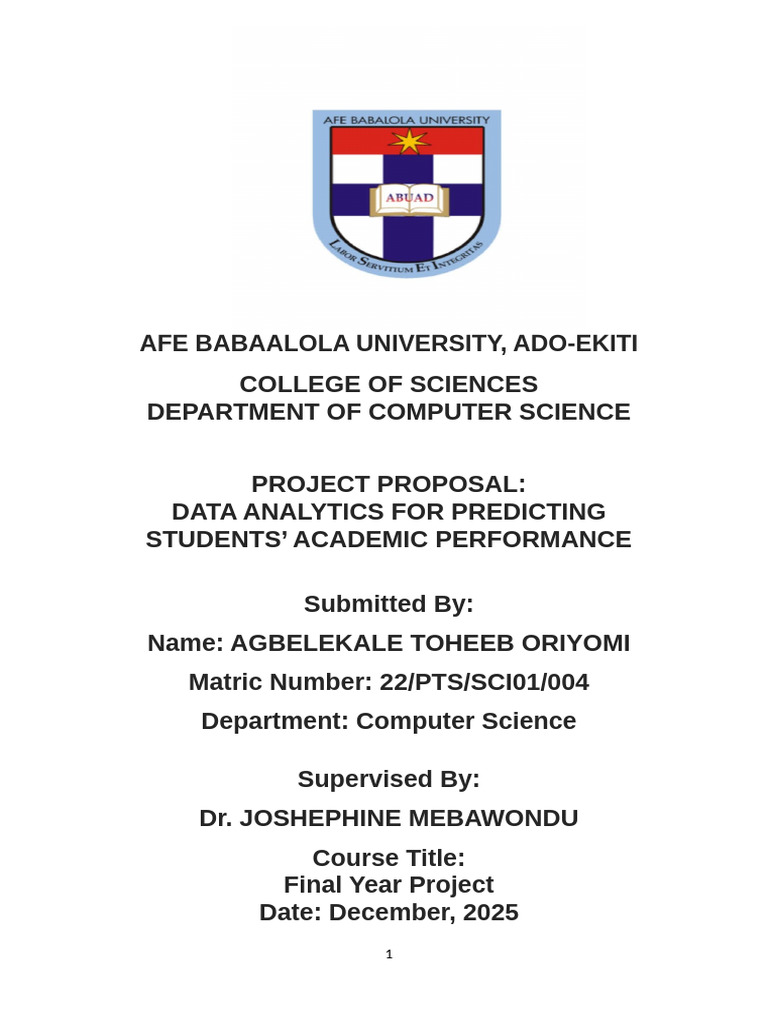 Predicting Student Performance with Data Analytics | PDF
