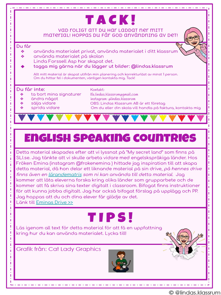 English Speaking Countries 210225 | PDF
