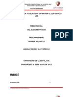 Control Motor DC Por PWM y Puerto Serial-Proyecto Electrónica I