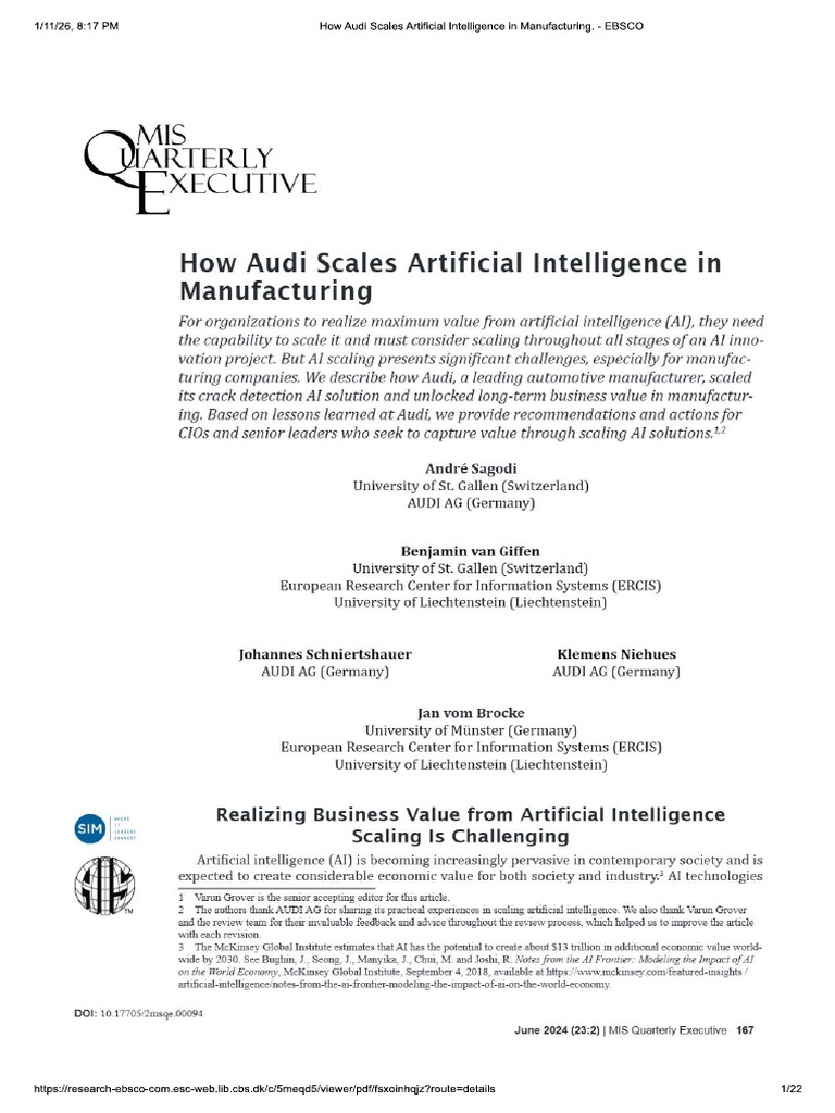 Emerging Technology - How Audit Scales Artificial Intelligence in ...