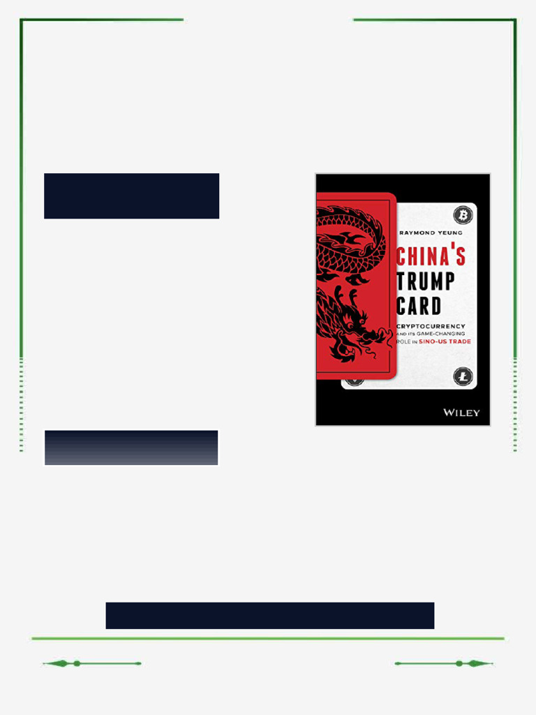 China s Trump Card Cryptocurrency and its Game Changing Role in Sino US  Trade 1st Edition Raymond Yeung eBook official pdf version | PDF | Renminbi  | Exchange Rate