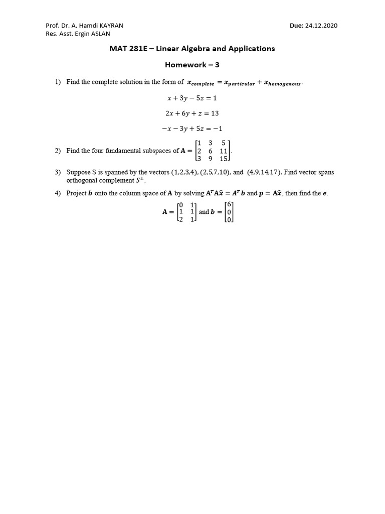 Homework 3 | PDF