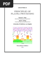 Download Chen F F Chang J P Lecture Notes on Principles of Plasma Processing Kluwer s by nitinist SN9827475 doc pdf