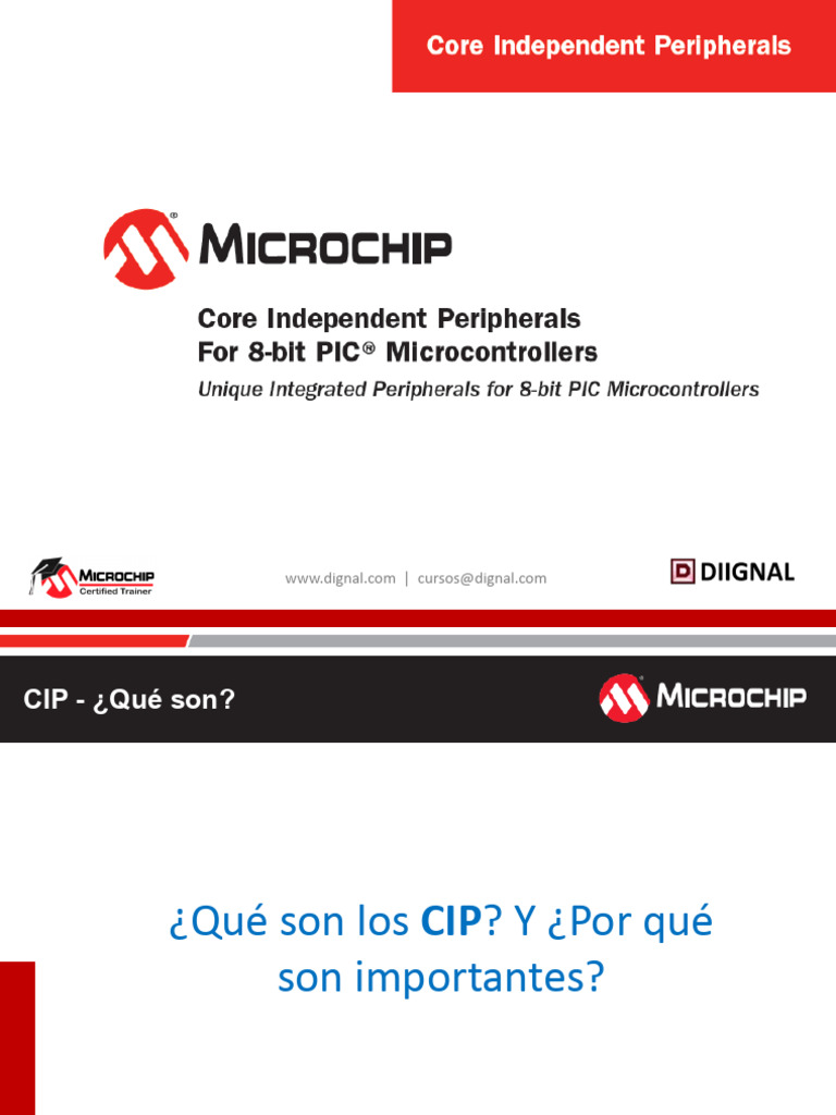 Core Independent Peripherals - Presentacion | PDF | Unidad Central de ...