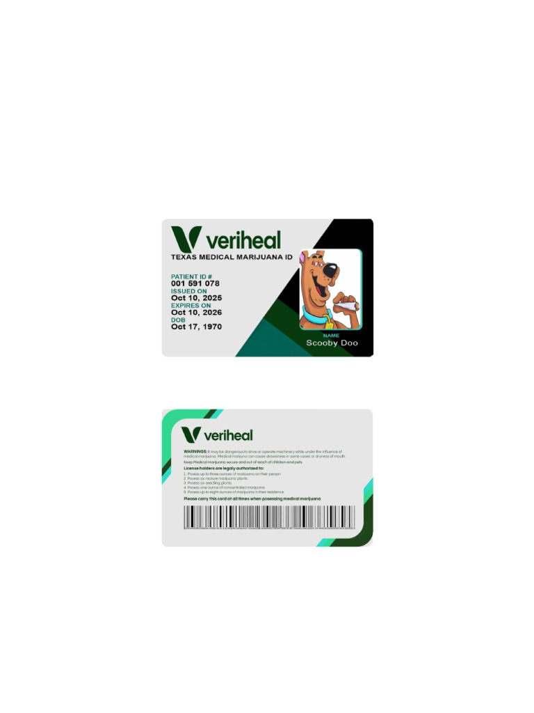Tx MMJ Card | PDF