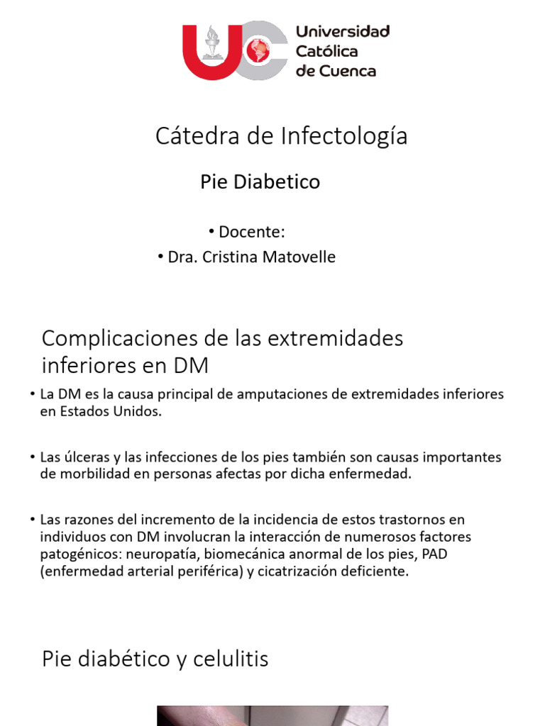 4. Pie diabético infectado FINAL | PDF | Diabetes | Especialidades Medicas