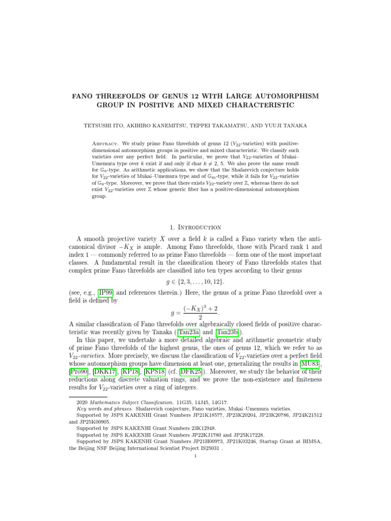 Fano Threefolds of Genus 12 With Large Automorphism Group in Positive ...