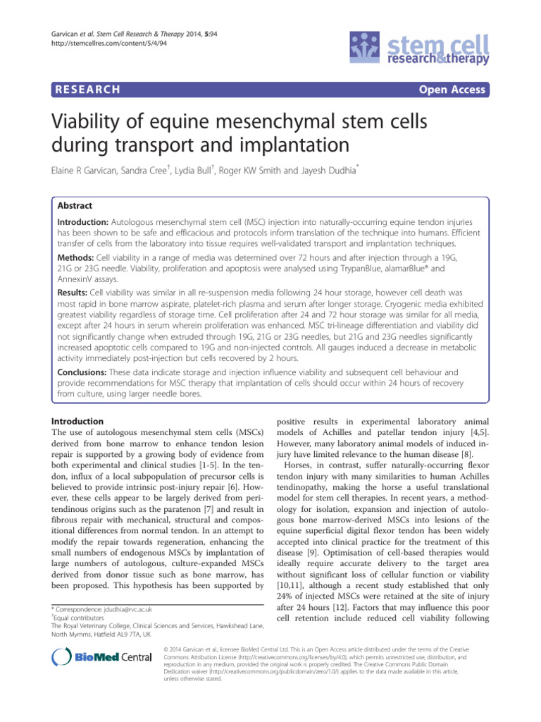 scrt483 | PDF | Mesenchymal Stem Cell | Stem Cell