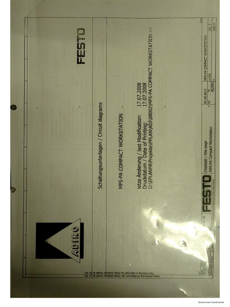 Circuit Diagrams Festo | PDF