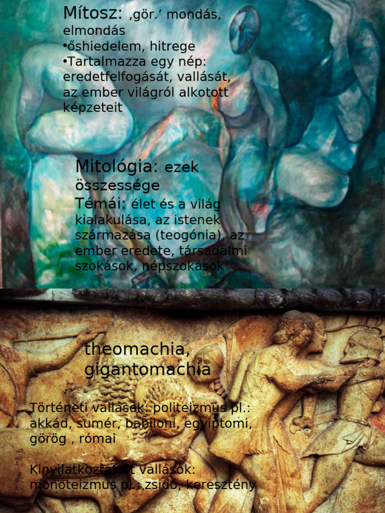 Mítosz, mitológia ppt.dl040426 | PDF