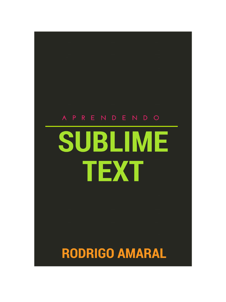 Guia Completo do Sublime Text | PDF | Sistema operacional | Plug-in ...