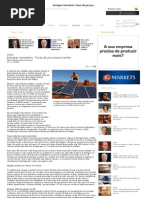 Energias renováveis_ Taxas de juro pouco verdes _ Económico