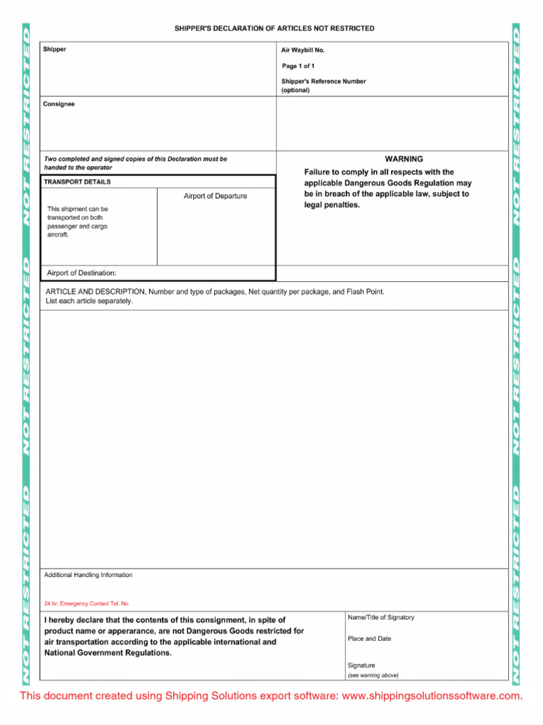 Streamline Export Documentation Software | PDF