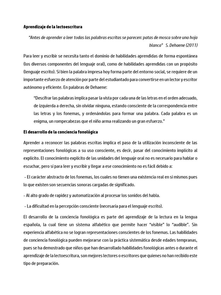 Conciencia Fonologica Lexica Silabica | PDF | Palabra | Sílaba