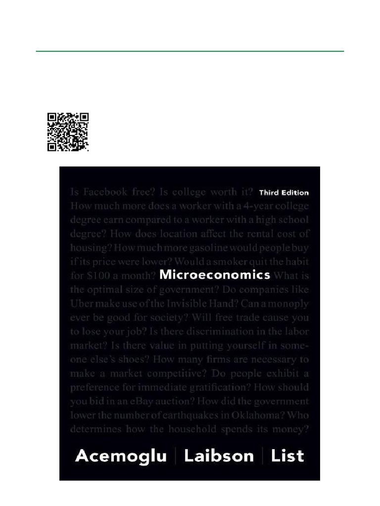 Microeconomics - 3rd Edition ISBN 9780135798614, 0135798612 Full