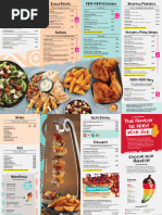 Nando's Australia Menu Overview | PDF | Hamburgers | French Fries