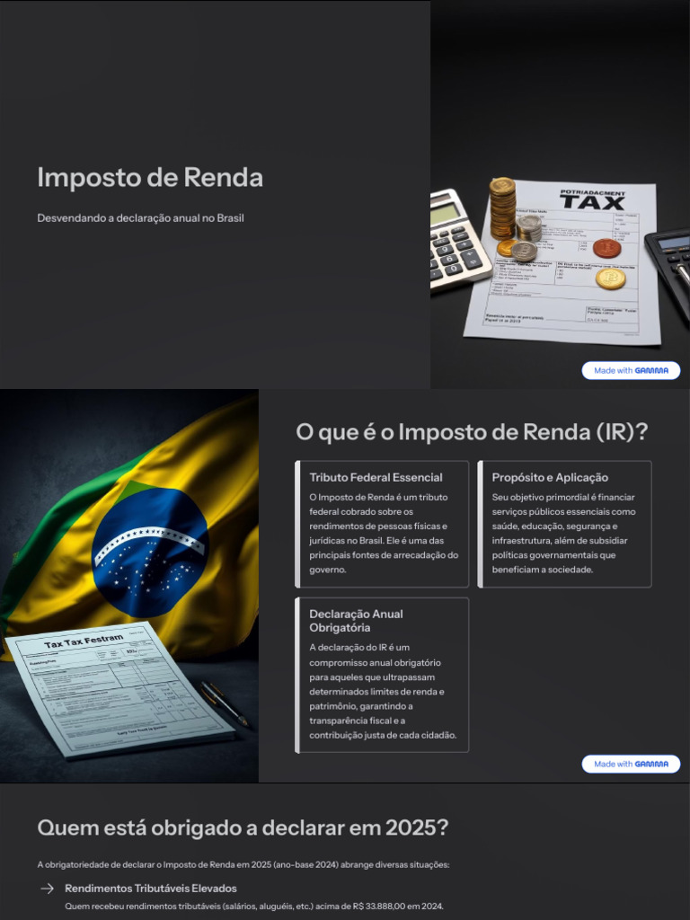 Guia Completo do Imposto de Renda 2025 | PDF
