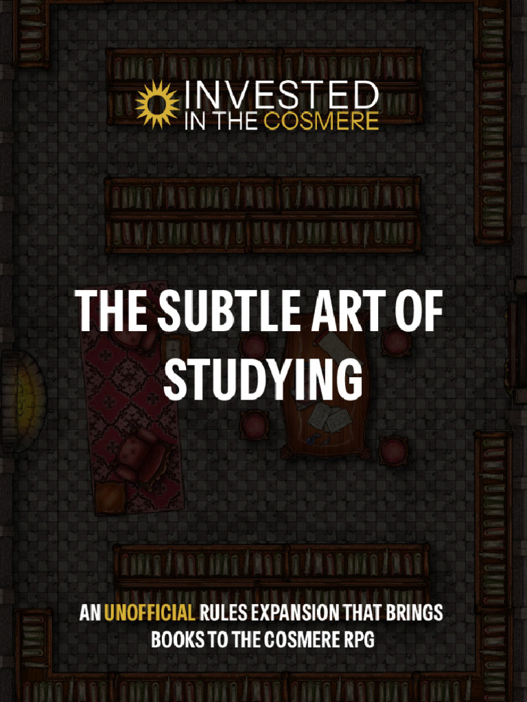 The Subtle Art of Studying v1.1 | PDF | Books | Knowledge