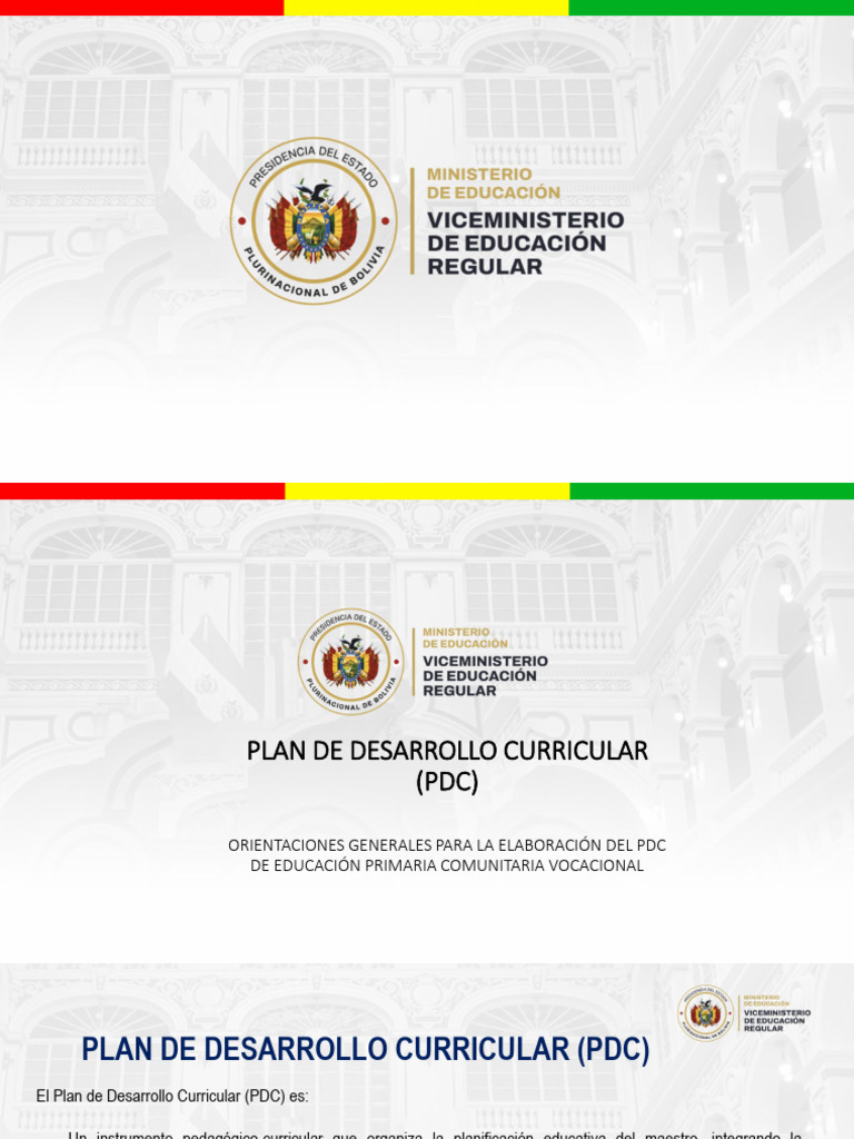 Guía para Elaborar el PDC en Educación Primaria | PDF | Plan de ...