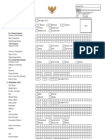 Visa Application Form