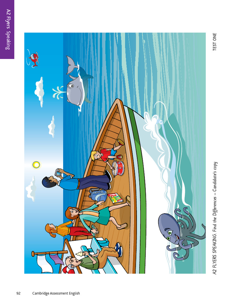 A2 Flyers Speaking Test Materials | PDF | Educational Stages | Cambridge